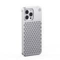 Premium Aluminium Alloy Metal Perfume Case – Frameless Side Design for iPhone 15 Pro / 15 Pro Max & Samsung S24 Ultra
