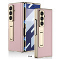 GKK Original Leather Armour Case – Magnetic Hinge & Tempered Front Glass for Samsung Fold 7 / Fold 6